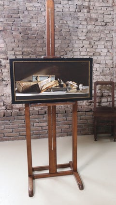 Still Life with Pewter Inkstand and Old Books by Marjolein van den Berg, c. 2011