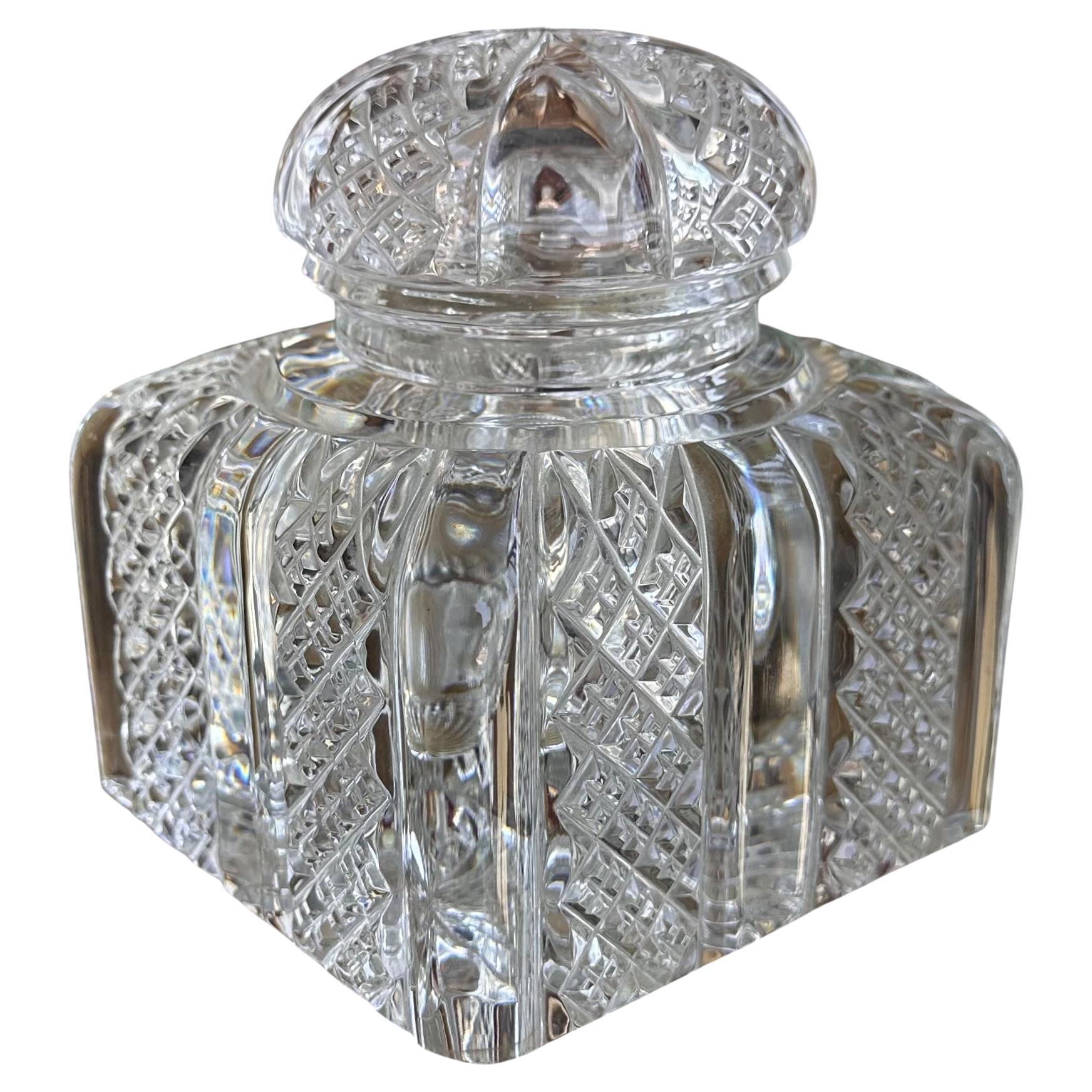 Calamaio "Zola" in cristallo francese Baccarat in edizione limitata in vendita