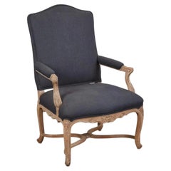 Satz von 8 J. Robert Scott Regency-Stil Grau Flanell Fauteuil Esszimmerstühle