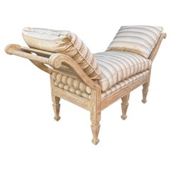 Rose Tarlow Melrose House Settee Chaise Bench W Down Filled Cushions