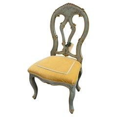 19th C Style Venetian Painted Italian Side Chairs