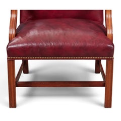 Hancock & Moore Chippendale Mahogany Desk Chair Armchair