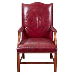 Hancock & Moore Chippendale Mahogany Desk Chair Armchair