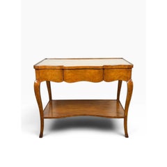 Dennis & Leen French Country Fruitwood Side Table Nightstand