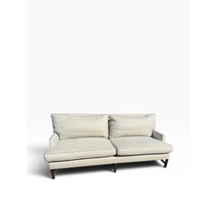 Modern Nancy Corzine Down Filled Linen Upholstered Renee Sofa