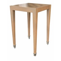 Art Deco Style Nancy Corzine Squared Checkered Side Table