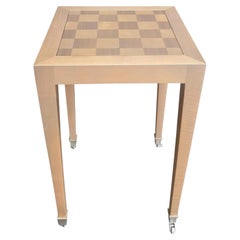 Art Deco Style Nancy Corzine Squared Checkered Side Table