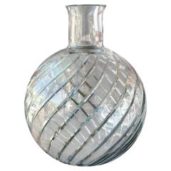 Huge Baccarat French Crystal Bottle Vase