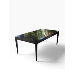 Art Deco Style Nancy Corzine Modern Mahogany Dining Table