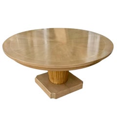 Art Deco Style Nancy Corzine Extension Dining Table.