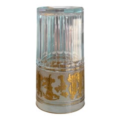 1 von 4 Antiker Wasserglasbecher „Danse de Flore“ von Val St. Lambert aus Kameo-Glas