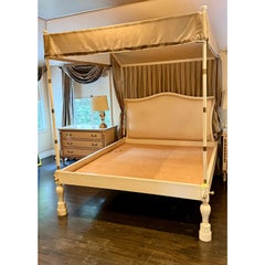 Martyn Lawrence Bullard – Modernes Designer-Bett in der Größe „California King“ in Elfenbeinoptik – Johdpur