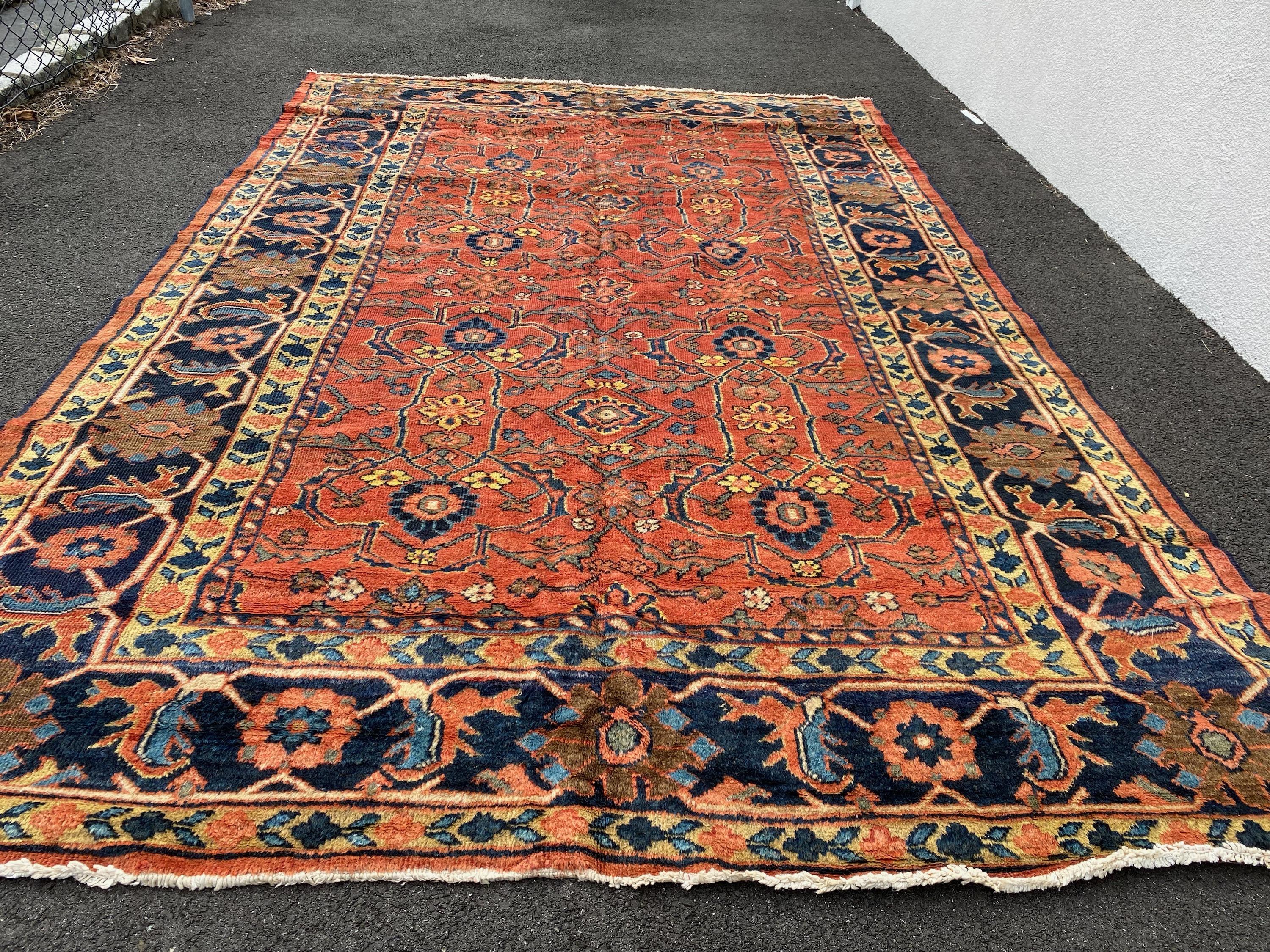 Persian Mahal carpets have made quite a name for themselves among the weaving culture since the 19th century. The sophisticated and quirky design of these beauties is what separates them from the rest of the carpets. They’re highly decorative when