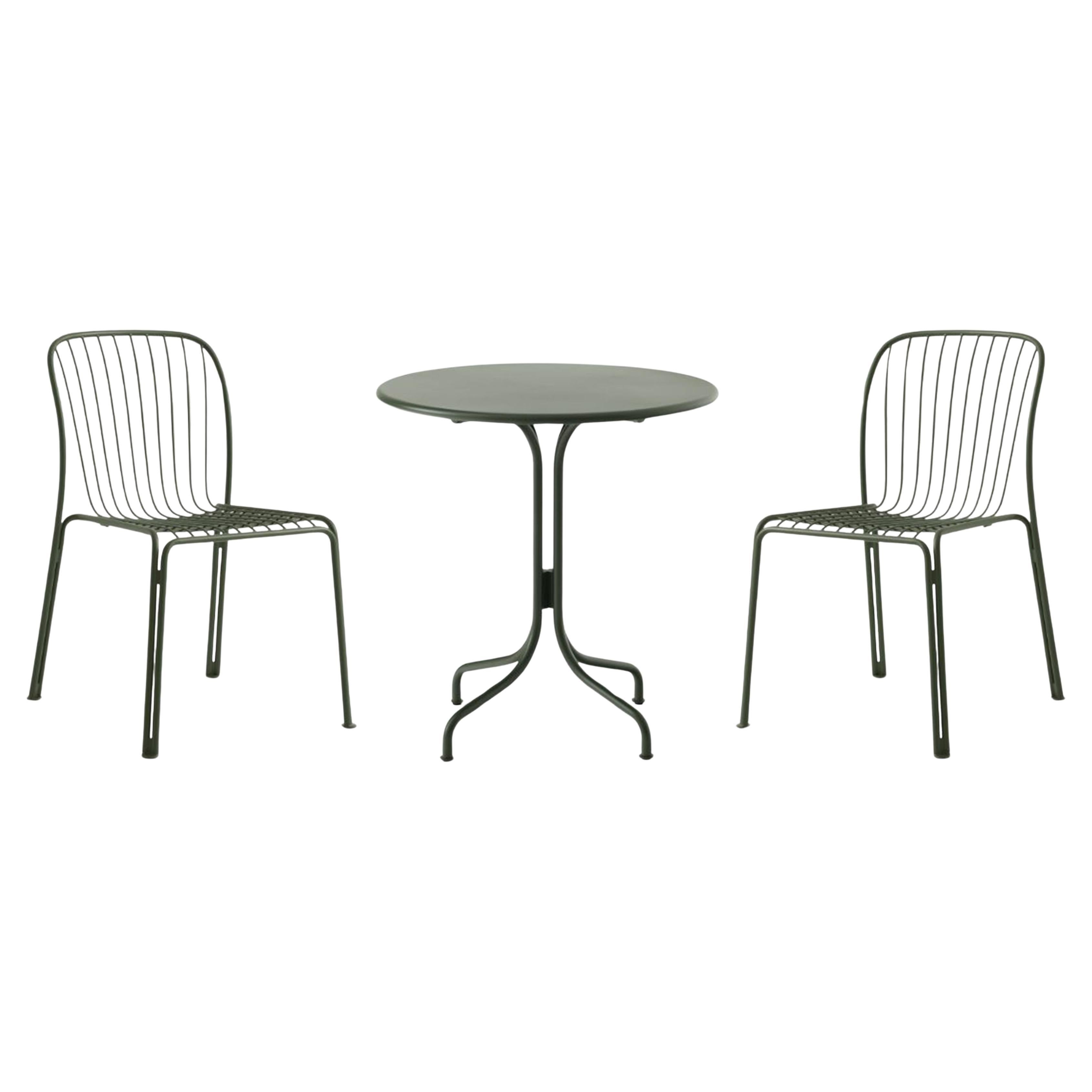 Ensemble de chaises d'extérieur Thorvald/table-BronzeGreen par Space Copenhagen pour &T en vente