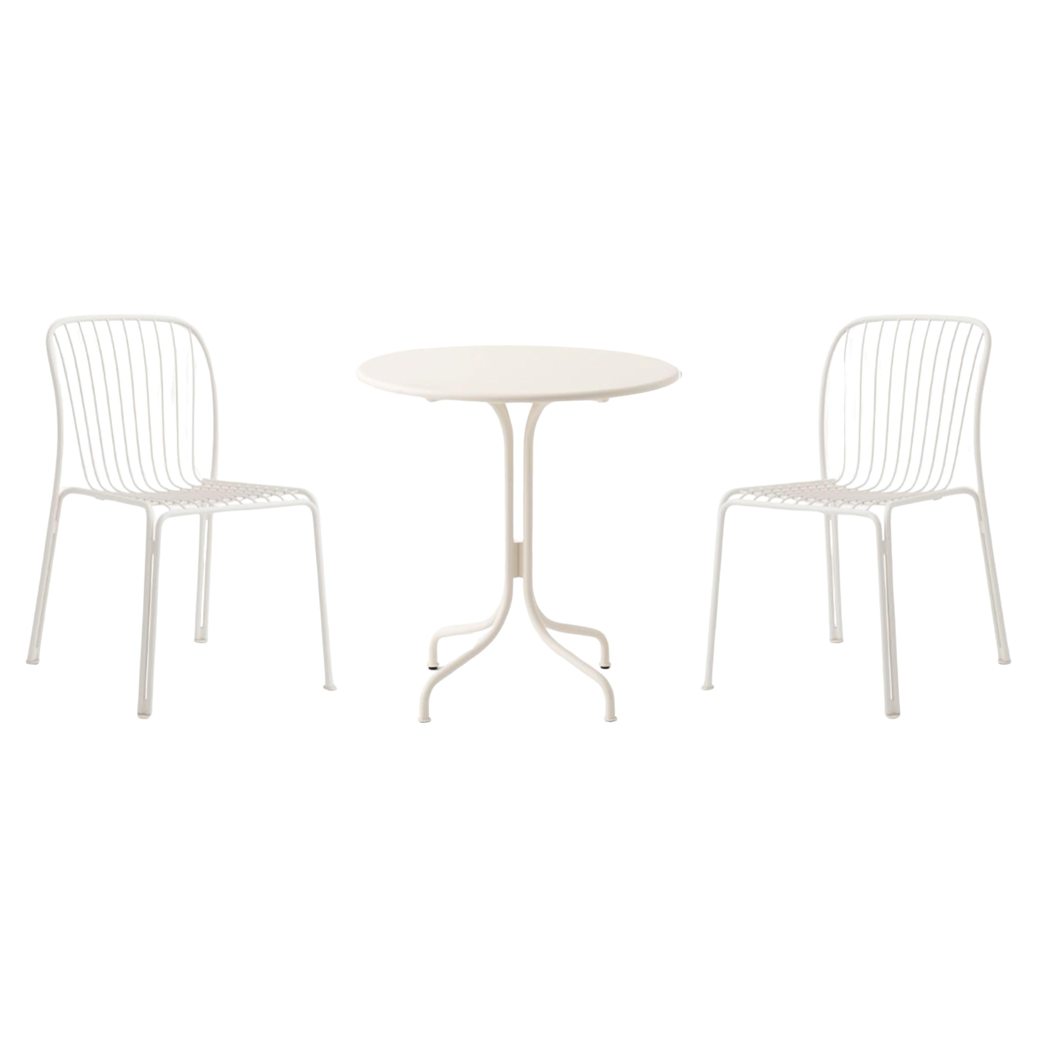 Ensemble de chaises d'extérieur Thorvald/table-Ivory-by Space Copenhagen pour &T