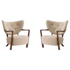 2er-Set Wulff ATD2, COM 'Customer's Own Material' w. Walnussholz für &Tradition