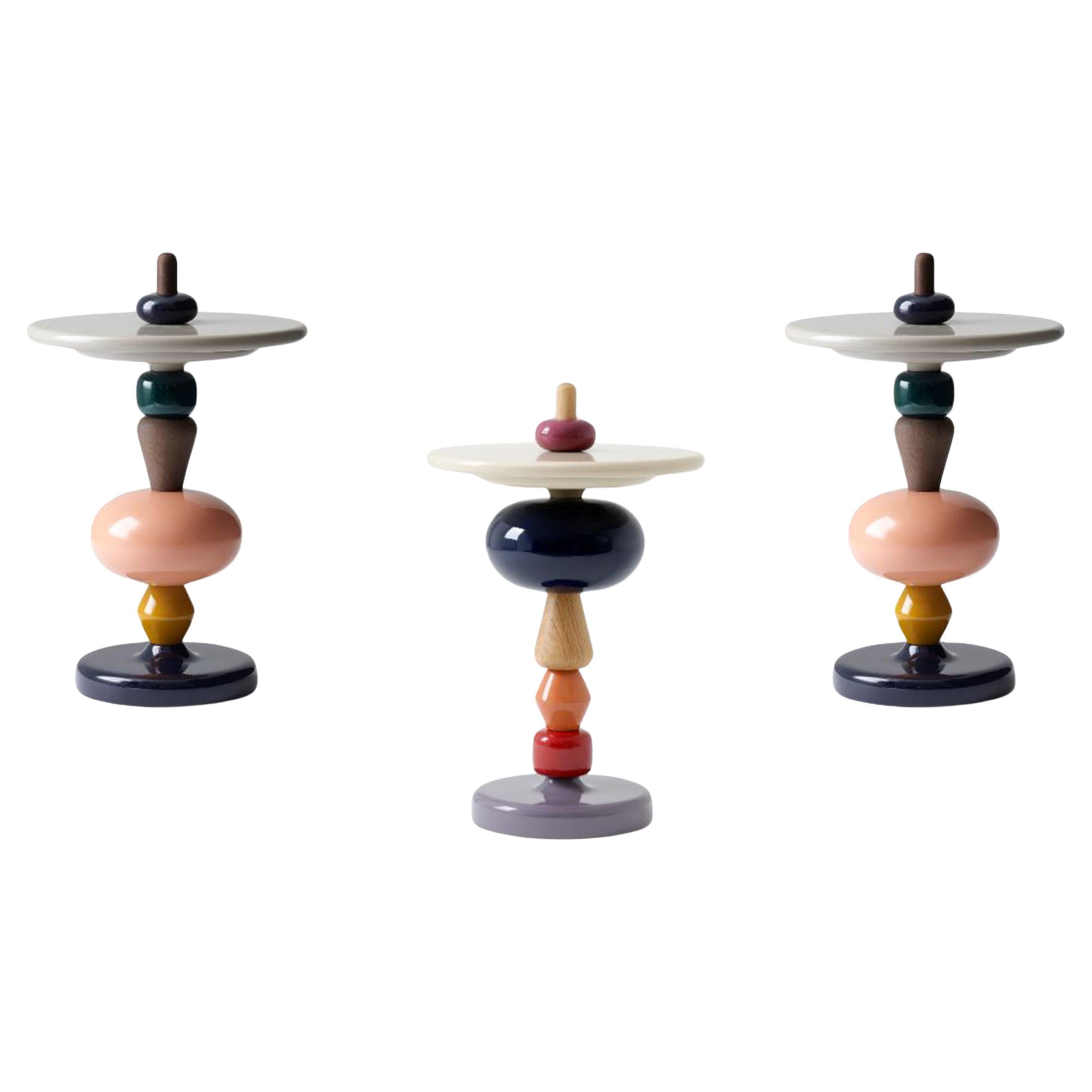 Set of 3 Shuffle MH1(Array & 2Spectrum)Side Tables by Mia Hamborg for &Tradition