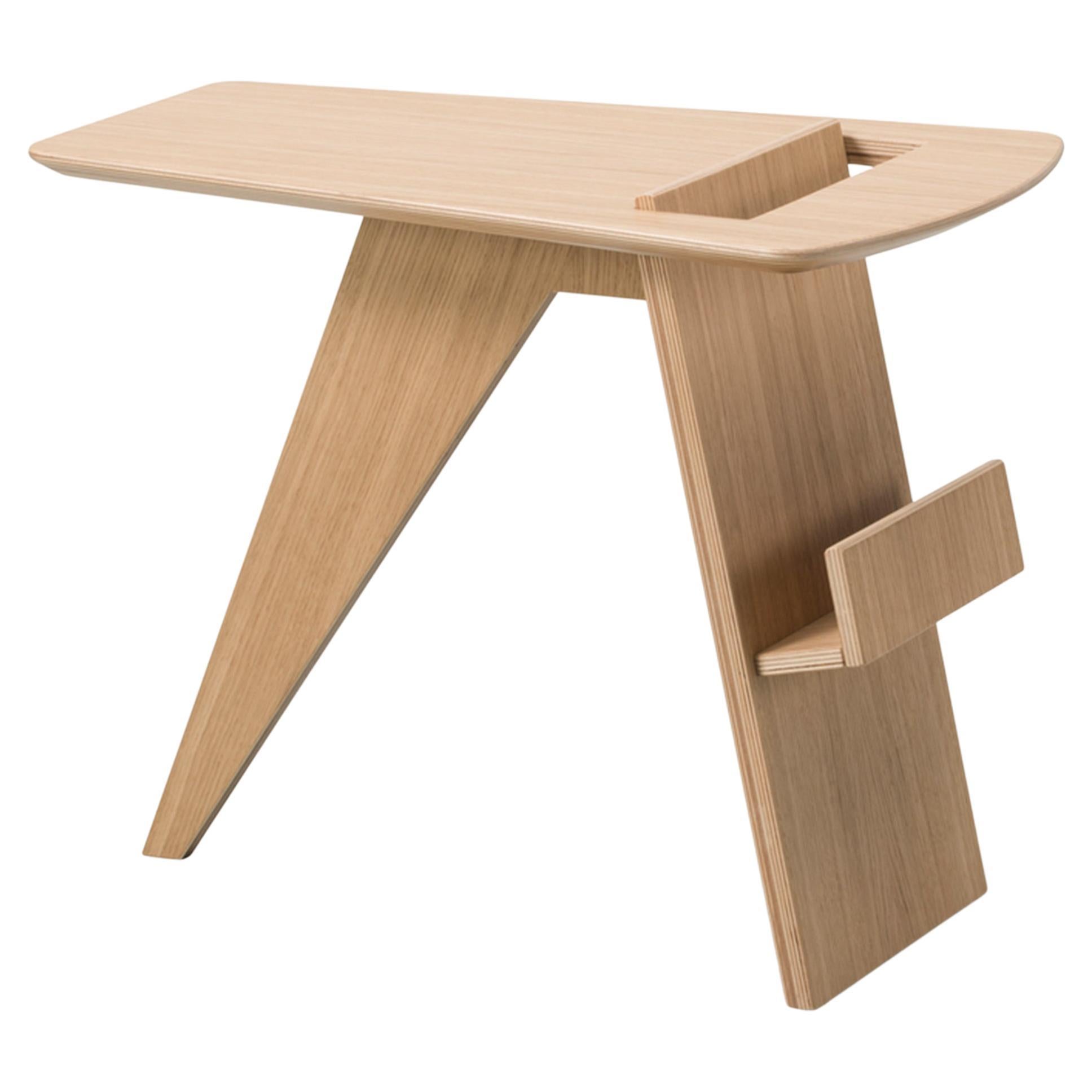 Table d'appoint M6500 en chêne laqué de Jens Risom pour Fredericia