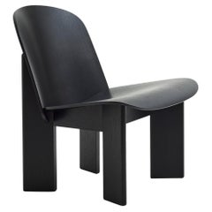 Andreas Bergsaker Silla Chisel Lounge - Roble lacado en negro para Hay