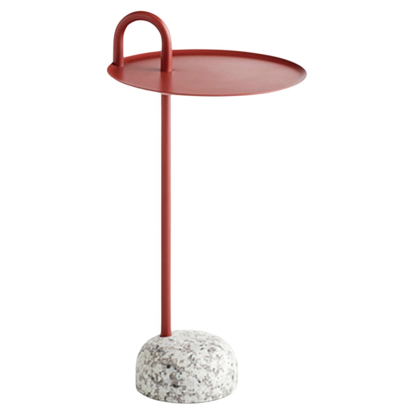 Bowler Side Table - Tile Red , by Shane Schneck for Hay