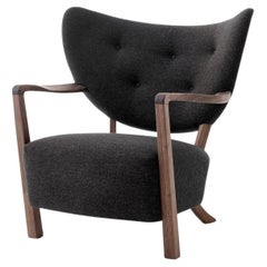 Wulff ATD2 Lounge Chair, Kvadrat - Hallingdal 65/ 0376 & Walnut for &Tradition
