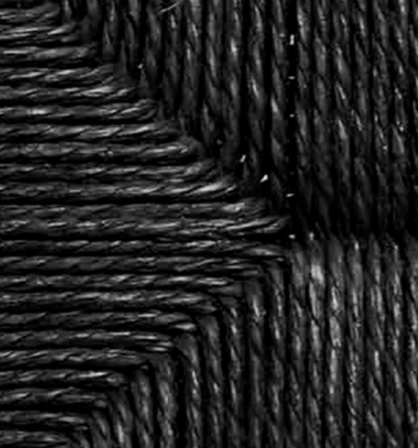 Børge Mogensen Pair of J39 Mogensen Chairs, Black Paper Cord/Black Lacquered Oak For Sale 1