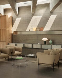 Wire Coffee Table in Polished Steel Designed by Verner Panton for &Tradition