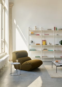 Ensemble composé d’un module simple Hi Lo et d’un pouf, tissu Kvadrat/Mylla 0971, Anderssen & Voll