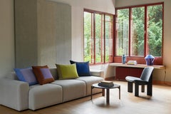 Rey Coffee Table in Umber Brown Lacquered Beech by Bruno Rey for Hay