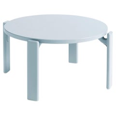 Rey Coffee Table in Slate Blue Lacquered Beech by Bruno Rey for Hay