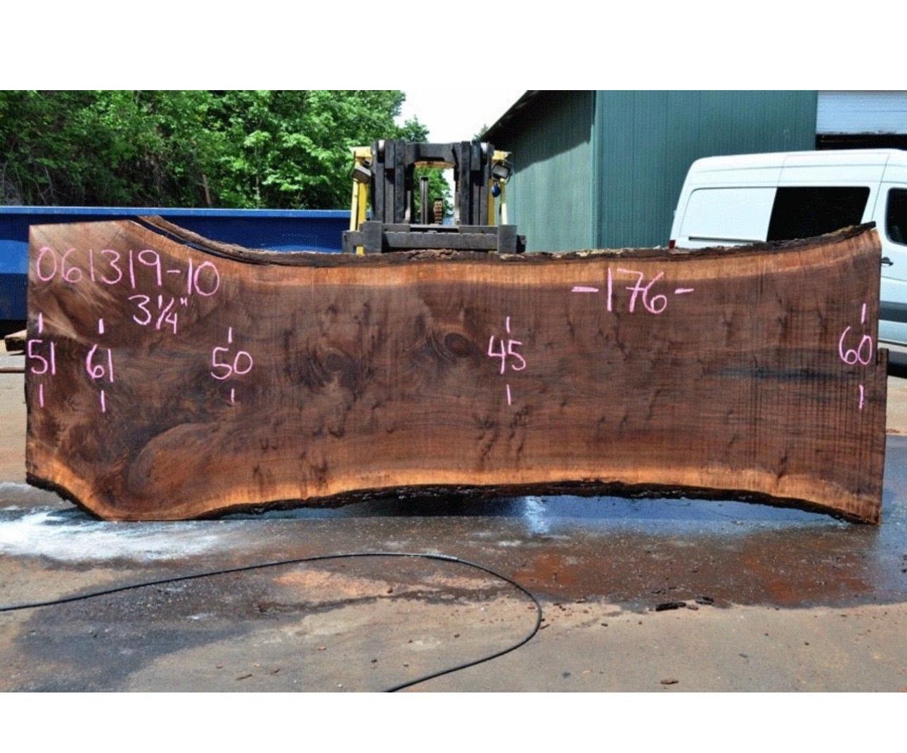 Custom order for Single Slab Claro Walnut Cantilever Dining Table 

Measurements to be: 162