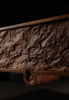 Sediment Credenza in Solid Black Walnut, in Stock