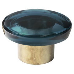 Jade Coffee Table Low by Draga&Aurel Resin and Brass, 21st Century