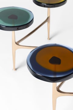 Agatha Coffee Table 5 by Draga & Aurel Resin and Bronze, 21st Century