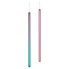 Lampada a sospensione Ray, H 150 cm, di Draga & Aurel, in resina, alluminio e LED, 21st Century