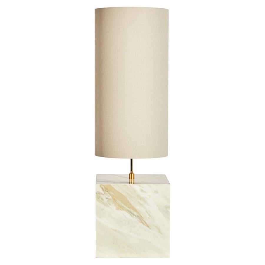 Cielo Marble & Brass Coexist Table Lamp 'Large' by Slash Objects - Floor Sample