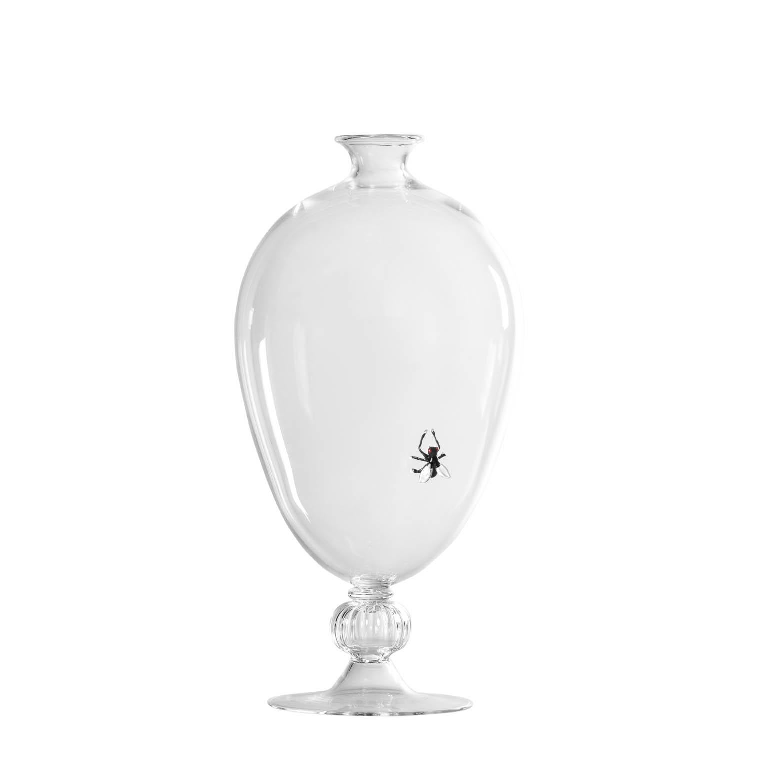Vanità Veronese contemporanea Vaso scultura in vetro soffiato a mano Fly Crestani in vendita 1