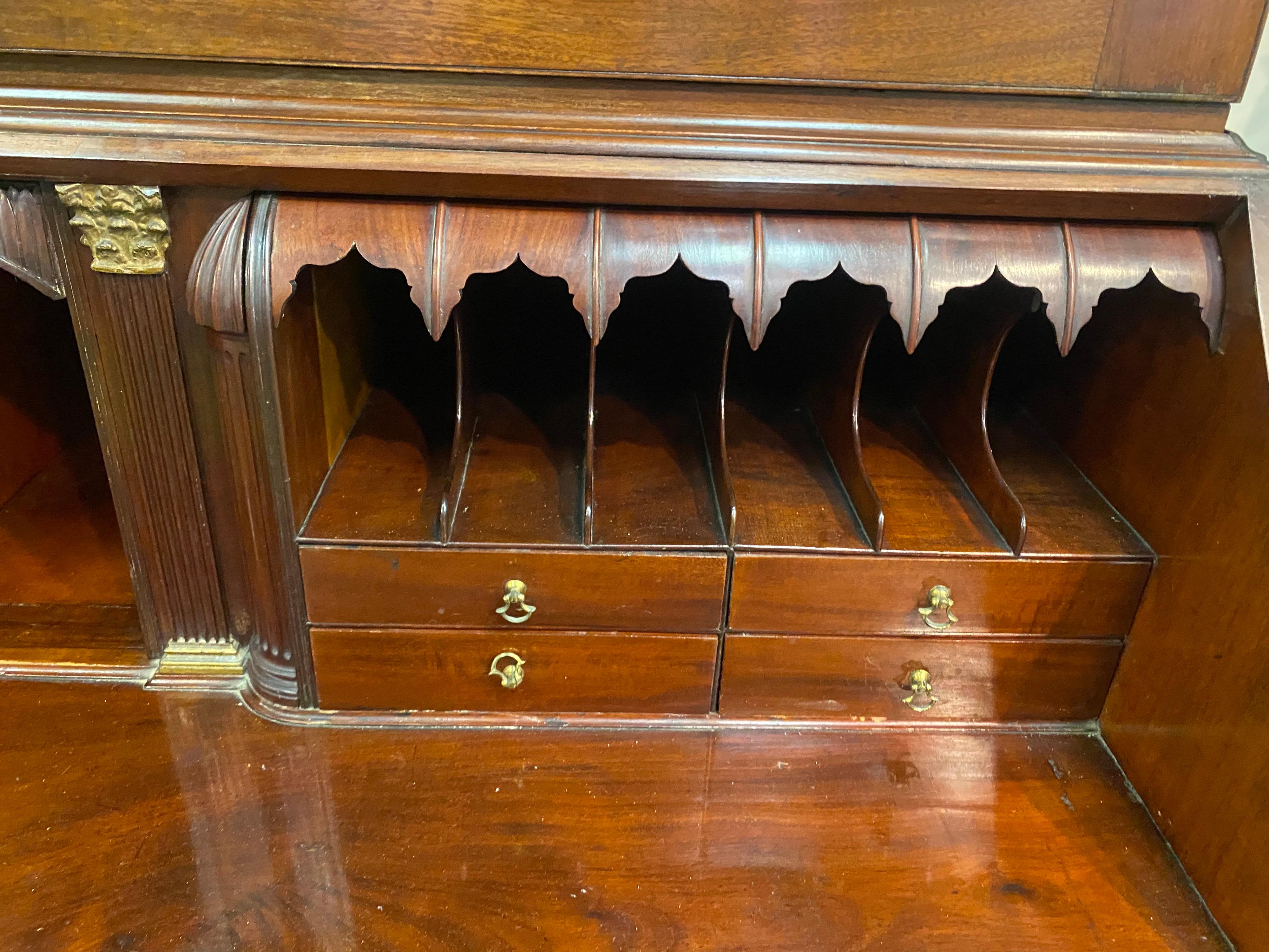 Superb 18th Century Georgian Mahogany Secretary Bookcase, Probably by Gillows 8