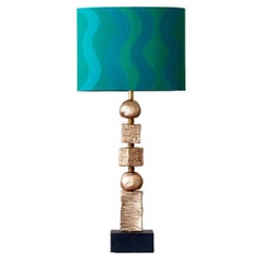 Moon Gold Table Lamp, Low, by Margit Wittig