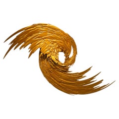 Spiritus, sculpture murale en relief, bronze Velura, contemporaine