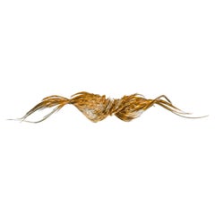Infernum, scultura astratta, finitura Velura Gold