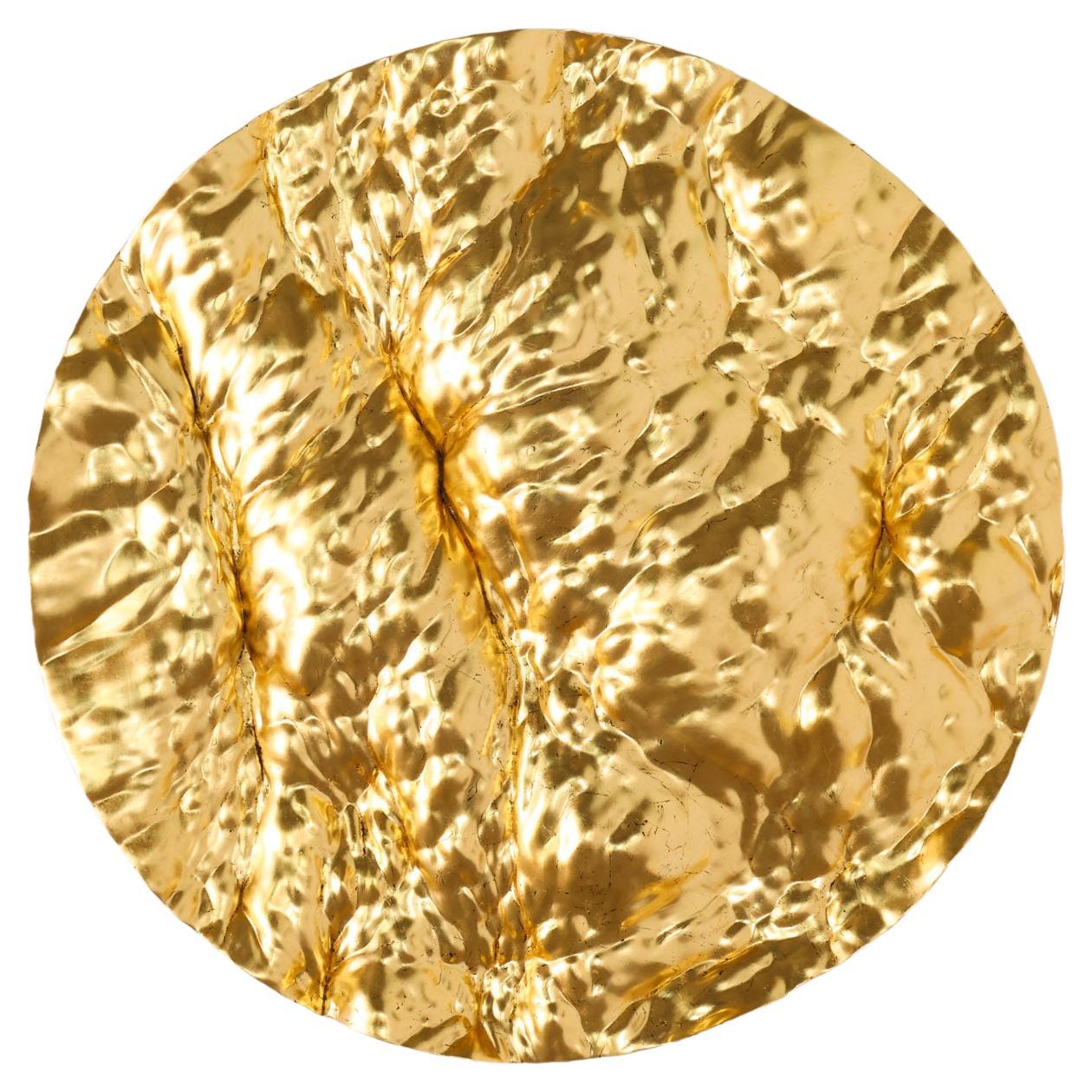 Oceana Panel Gold Leaf Gilded For Sale