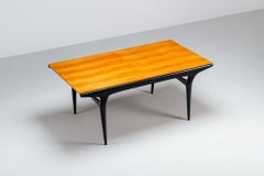 Alfred Hendrickx T4 Esstisch aus Buche, Belform, Belgien, 1958