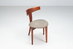 Erik Andersen & Palle Pedersen T-Chair model 68 in teak Randers Denmark 1960