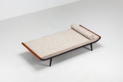 Dick Cordemeijer Cleopatra daybed for Auping in melange fabric Netherlands 1954