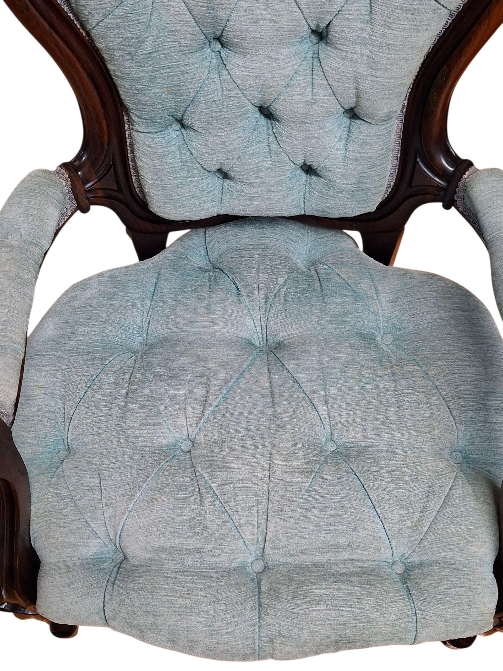 Sillón de estilo rococó atribuido a John Belter en venta 3