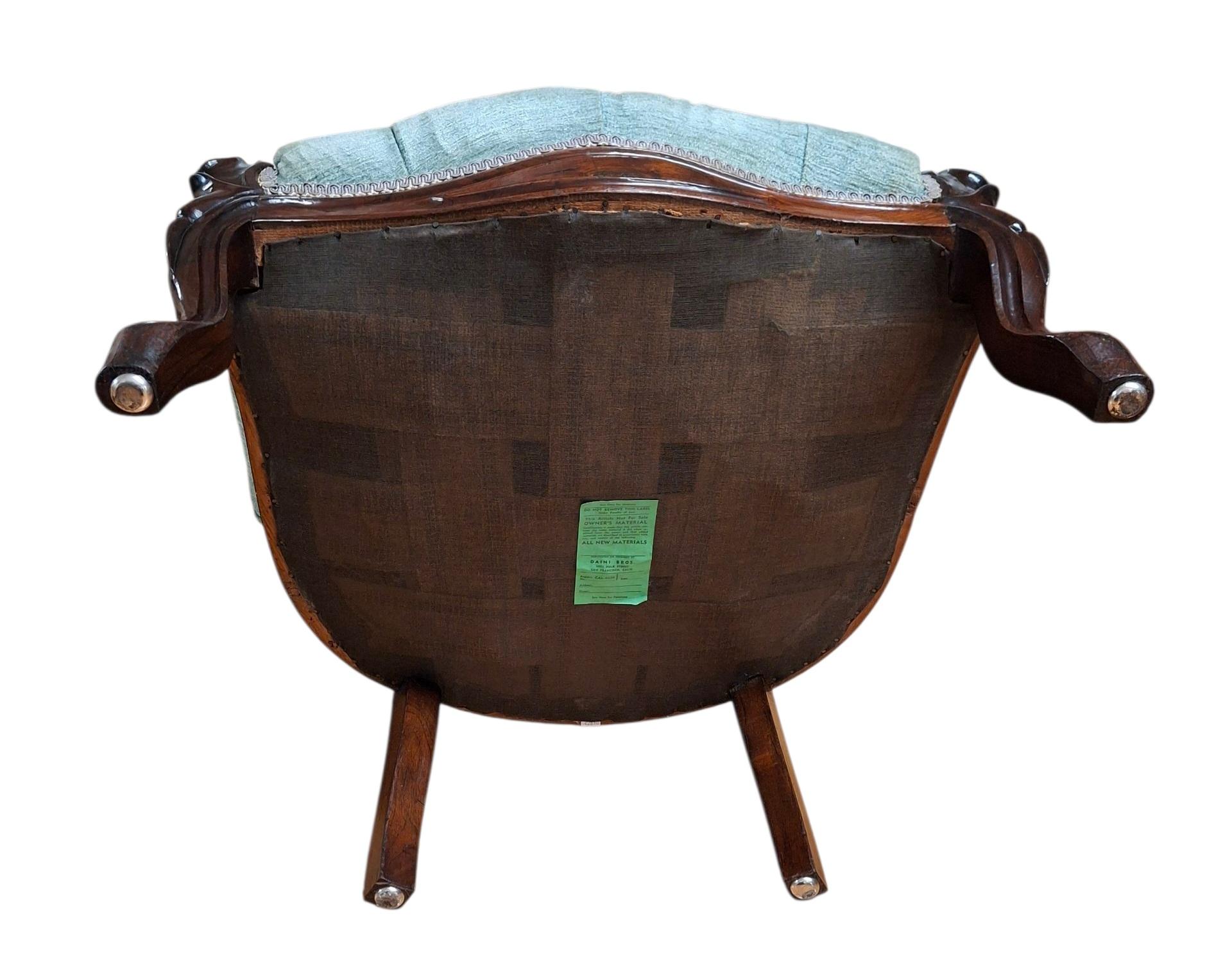 Sillón de estilo rococó atribuido a John Belter en venta 7