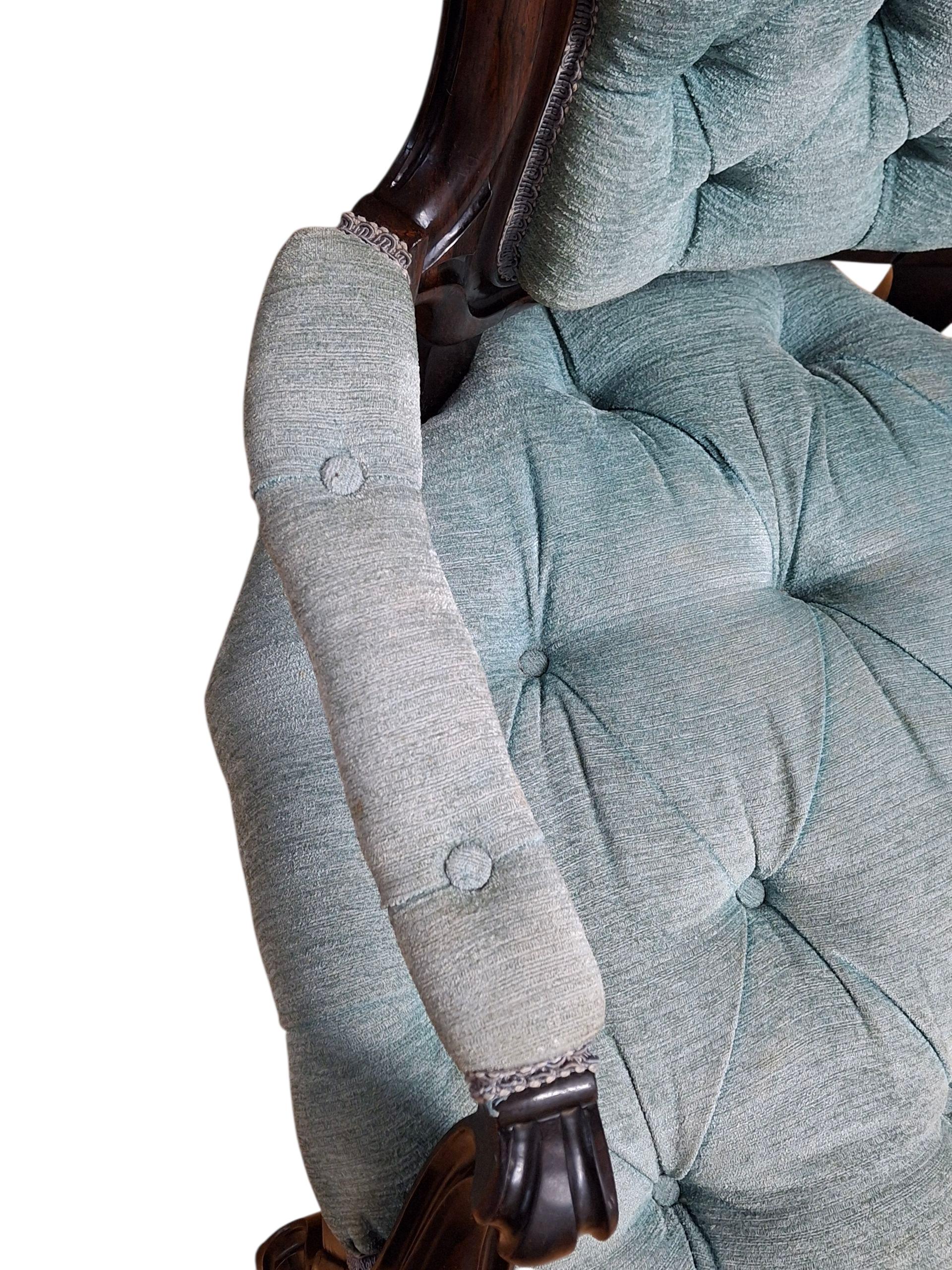 Sillón de estilo rococó atribuido a John Belter en venta 5