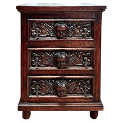 Antique Spanish Renaissance Revival Nightstand