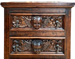 Antique Spanish Renaissance Revival Nightstand